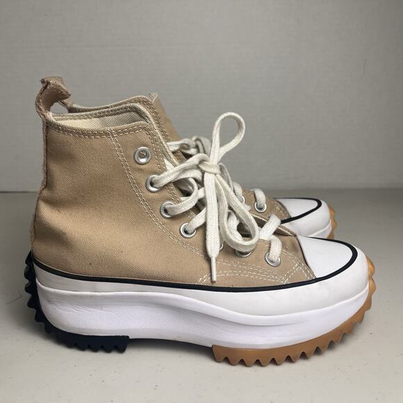 Converse Run Star Hike Hi Hemp 172727C Men 3 Womens 4.5 Seasonal Color Brown - Picture 8 of 16